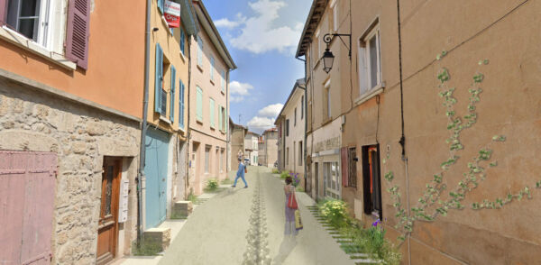 Vue de la Grande rue