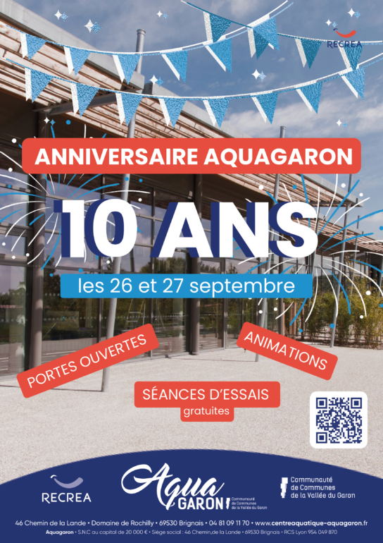 Affiche 10 ans AquaGaron