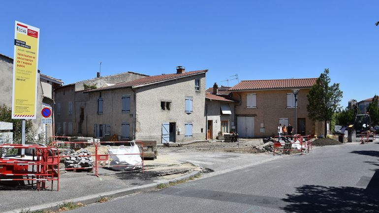 travaux rue centrale millery