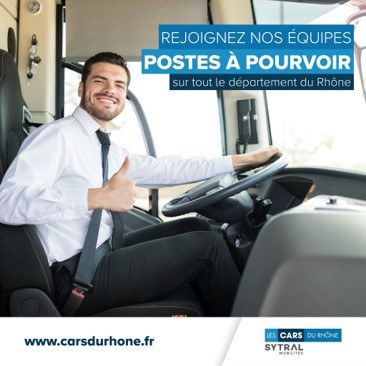 Visuel recrutement Cars du Rhône